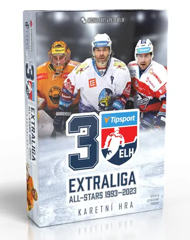 ADC Blackfire Extraliga All-Stars 1993-2023: Kartová hra / Doba hrania: 30 minút / Počet hráčov: 2 - 5 / od 8 rokov