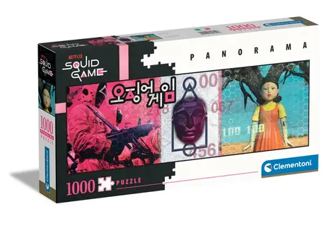 Clementoni PUZZLE Panorama - The Squid game / 1000 dielikov / od 14 rokov