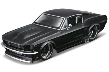 Maisto - ASSEMBLY LINE 1967 Ford Mustang GT čierna / mierka 1:24 / od 3 rokov