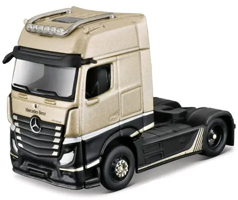 Maisto Custom Rigs- Mercedes-Benz Actros 1851 zlato-čierna / mierka 1:64 / od 3 rokov