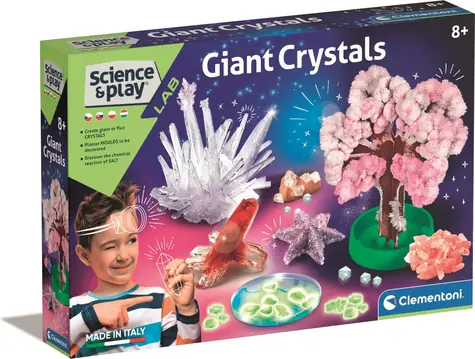 Clementoni Science&Play Lab: Mega Fluo kryštály / od 8 rokov