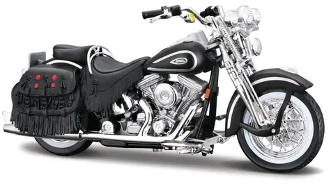 Maisto HD 1999 FLSTS Heritage Softail® Springer™ matne čierna / mierka 1:18 / od 3 rokov