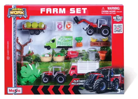 Maisto Mega Farmársky set - Massey Ferguson / od 3 rokov