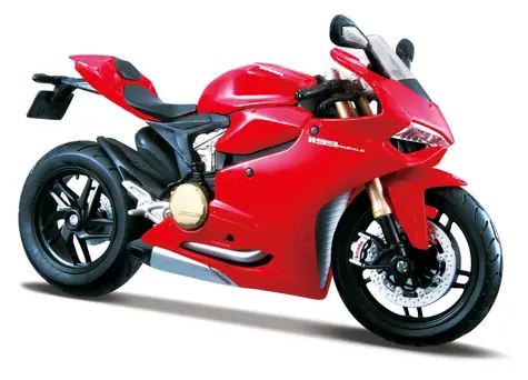 Maisto Ducati 1199 Panigale červená - podstavec / mierka 1:12 / od 3 rokov
