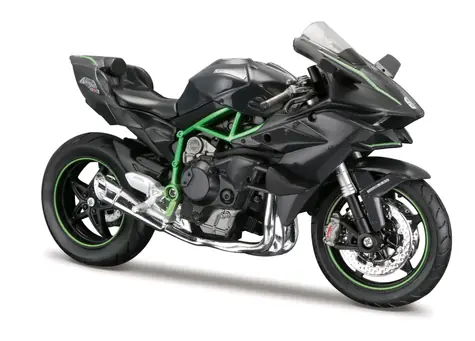 Maisto Kawasaki Ninja H2 R čierna / mierka 1:12 / podstavec / od 3 rokov