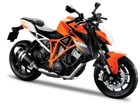 Maisto KTM 1290 Super Duke R oranžová / mierka 1:12 / podstavec / od 3 rokov