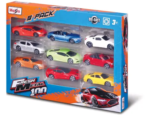 Maisto Sada osobných áut 9ks / od 3 rokov