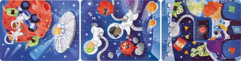 Hape Medzigalaktické puzzle / od 5 rokov