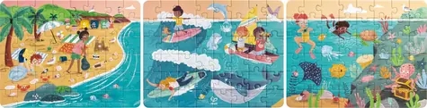 Hape Puzzle - Priatelia oceánu / od 5 rokov