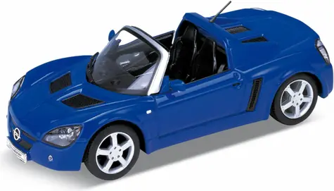 Welly Opel Speedster model modrá / 1:34 / od 3 rokov