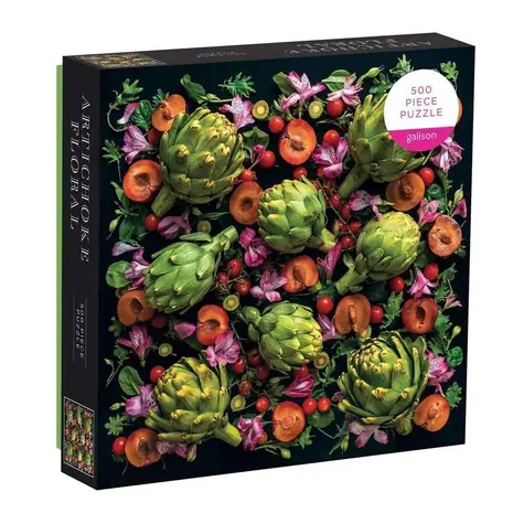 Galison Puzzle Artičokové kvety / 500 dielikov / od 8 rokov