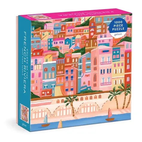 Galison Puzzle Farby Francúzskej riviéry / 1000 dielikov / od 8 rokov