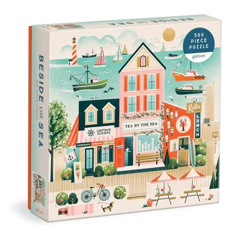 Galison Puzzle Bistro pri mori / 500 dielikov / od 8 rokov