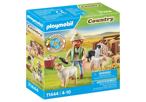 Playmobil® Country 71444 Mladý pastier s ovečkami / Počet dielikov: 22 / od 4 rokov