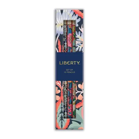 Galison Sada kvetinových ceruziek Liberty Tanjore Gardens / Tvrdosť HB / 10 ks / od 3 rokov