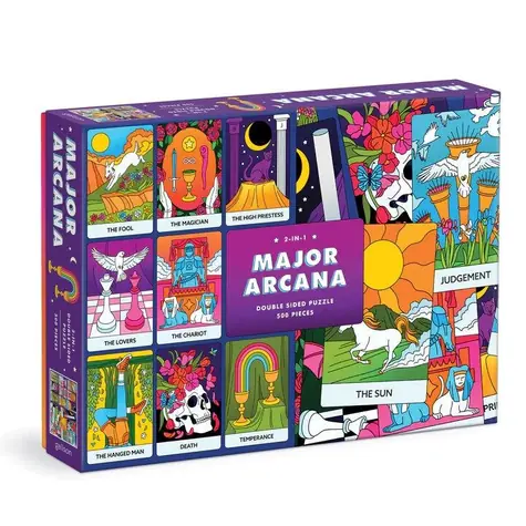 Galison Obojstranné puzzle MAJOR Arcana / 500 dielikov / od 5 rokov