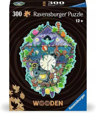 Ravensburger Drevené puzzle Kukučkové hodiny / 300 dielikov / od 12 rokov