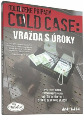 ThinkFun Odložené prípady: Vražda s úrokmi / počet hráčov 1-4 / od 14 rokov