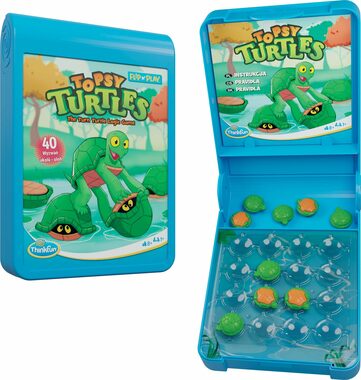 ThinkFun Flip &amp; Play Veselé korytnačky Cestovná hra / od 8 rokov