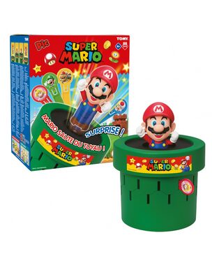 Tomy - Super Mario - Spoločenská hra Vyskakovací Mario / pre 2 - 4 hráčov / od 4 rokov