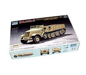 Trumpeter 07252 Sd.Kfz.9 Schwere Zugkraftwagen 18t Typ F3 / Plastikový model / 1:72 / Počet dielikov: 310 / od 14 rokov