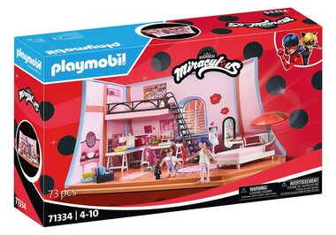 Playmobil® Miraculous 71334 Kúzelná Lienka a Čierny kocúr: Marinettino podkrovie / Počet dielikov: 73 / od 4 rokov
