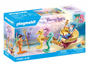 Playmobil® Princess Magic 71500 Morská panna s kočiarom s morskými koníkmi / od 4 rokov