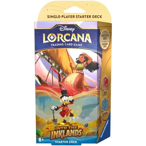 Disney Lorcana: Into the Inklands - Starter Deck Ruby & Sapphire / od 8 rokov