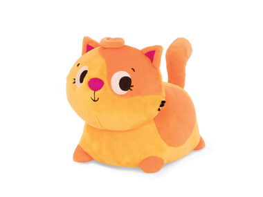 B-Toys Chodiaca mačička plyšová / od 6 mesiacov