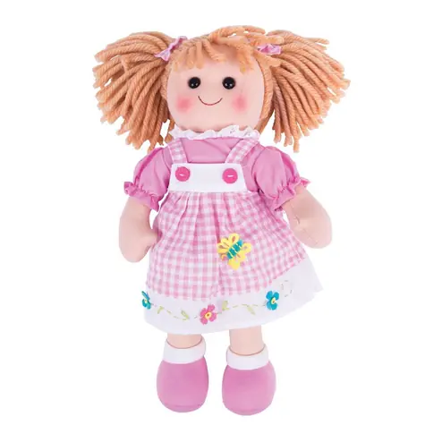 Bigjigs Toys Látková bábika Eva 34 cm / od 0 rokov