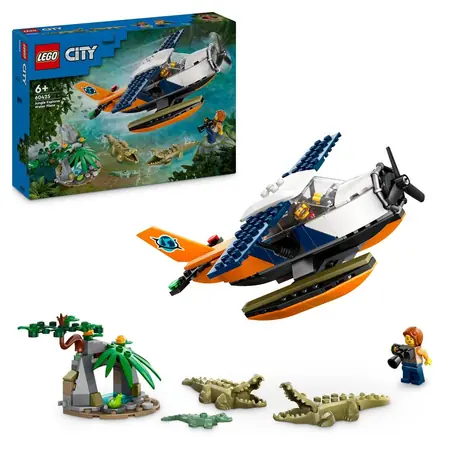 LEGO® City Exploration 60425 Hydroplán na prieskum džungle / Počet dielikov: 177 / od 6 rokov