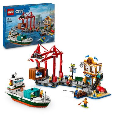 LEGO® My City 60422 Prístav s nákladnou loďou / Počet dielikov: 1226 / od 8 rokov