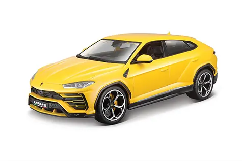 Bburago PLUS Lamborghini Urus žltá / mierka 1:18 / od 3 rokov 