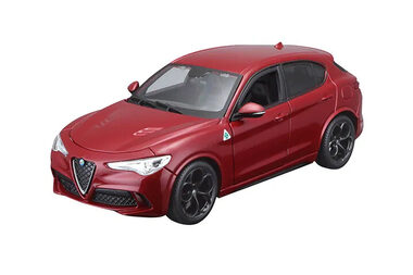 Bburago Alfa Romeo Stelvio červená / mierka 1:24 / od 3 rokov
