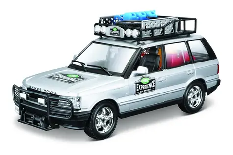 Bburago Range Rover strieborná / mierka 1:24 / od 3 rokov