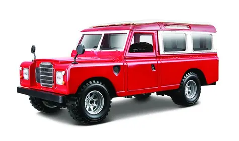 Bburago Land Rover červená / mierka 1:24 / od 3 rokov