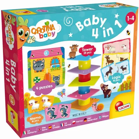 Liscianigioch Carotina Baby Hry 4v1 / od 1 roka