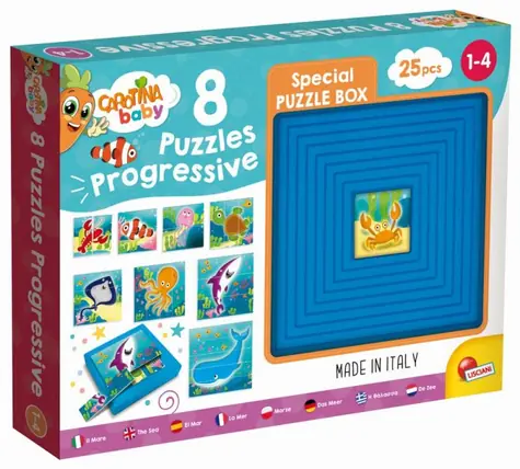 Liscianigioch Carotina Baby 8 Puzzle - More / od 1 roka
