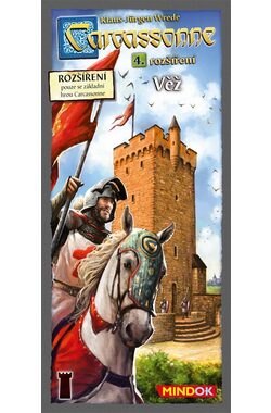 Mindok Carcassonne rozšírenie 4: Veža / Dĺžka hry: 30 minút / Počet hráčov: 2 - 6 / od 7 rokov