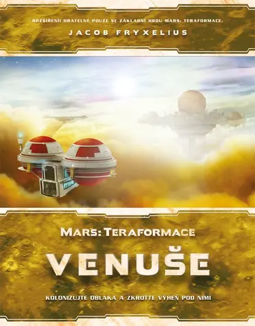 Mindok Mars: Teraformácia - Venuša - rozšírenie 2 / Dĺžka hry: 120 minút / Počet hráčov: 1 - 5 / od 12 rokov