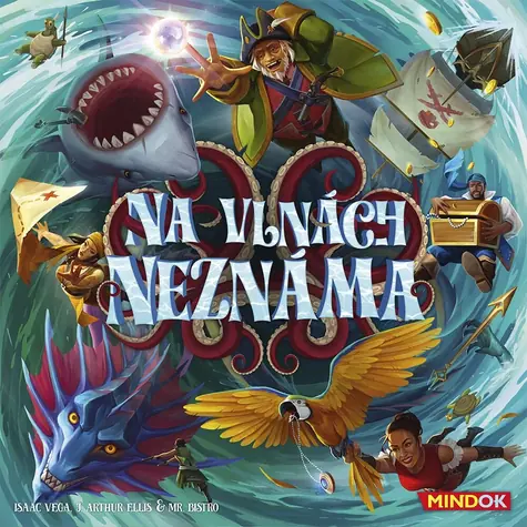 Mindok Na vlnách neznáma / Dĺžka hry: 180 minút / Počet hráčov: 3 - 7 / od 14 rokov