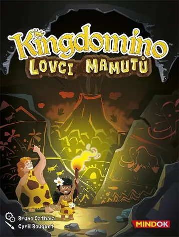 Mindok Kingdomino: Lovci mamutov / Dĺžka hry: 25 minút / Počet hráčov: 2 - 4 / od 8 rokov