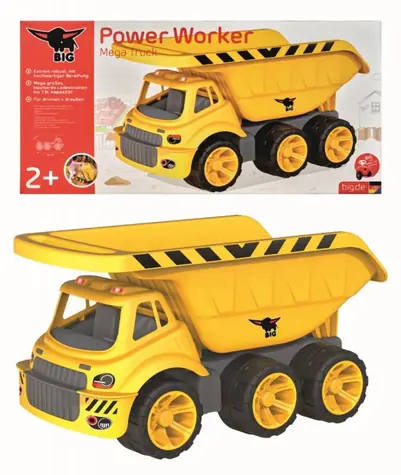 Big Power Worker 54820 Mega Sklápačka 65 cm žltá / od 2 rokov