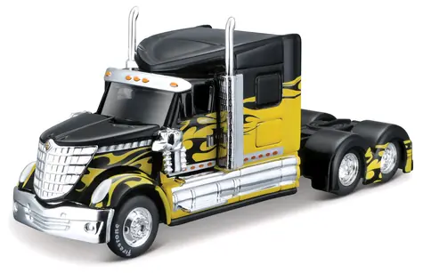 Maisto Design Custom Rigs - International Lone Star čierno-žltá / mierka 1:64 / od 8 rokov 