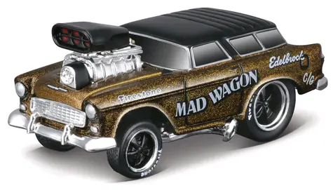 Maisto Muscle Machines - 1955 Chevrolet Nomad Gasser / merítko 1:64 / od 8 rokov 