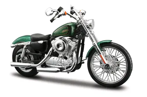 Maisto HARLEY DAVIDSON 2013 XL 1200V Seventy-two zelená / mierka 1:12 / od 3 rokov 