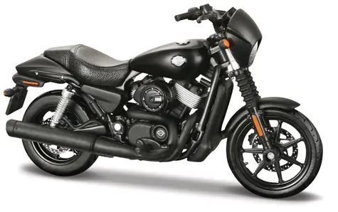 Maisto HD 2015 Harley-Davidson Street® 750, matne čierna / mierka 1:18 / od 3 rokov 