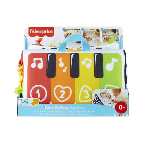 Fisher Price Mäkké piano so zrkadielkom / od 0 mesiacov