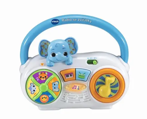 VTech Rádio so zvieratkami / CZ verzia / od 6 mesiacov 