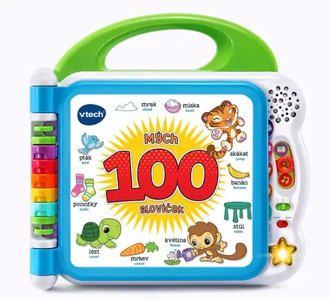 VTech Mojich 100 slovíčok / CZ verzia / od 18 mesiacov 